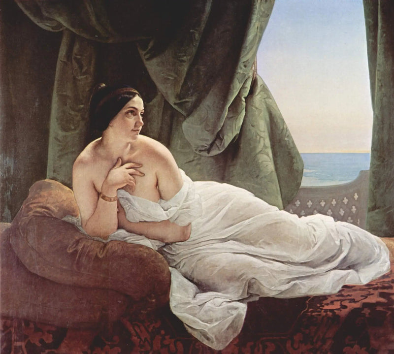 Odalisca distesa - Francesco Hayez