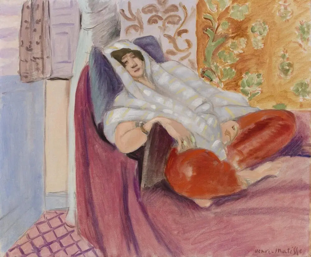 Reproduction du tableau « Odalisque - Henri Matisse » par Alpha Reproduction en peinture à l’huile