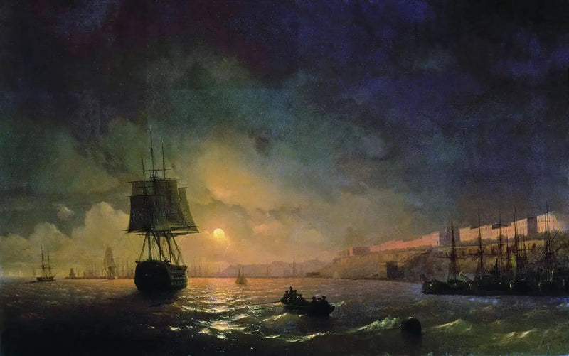 Odessa al chiaro di luna - Ivan Aïvazovski