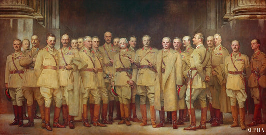 Officiers généraux de la Première Guerre mondiale - John Singer Sargent - Reproductions de tableaux et peintures haut de gamme