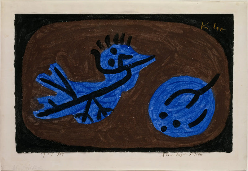 Uccello-blu-zucca - Paul Klee