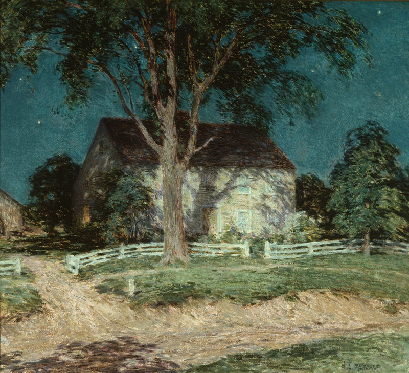 Vecchio casolare del Connecticut - Willard Metcalf