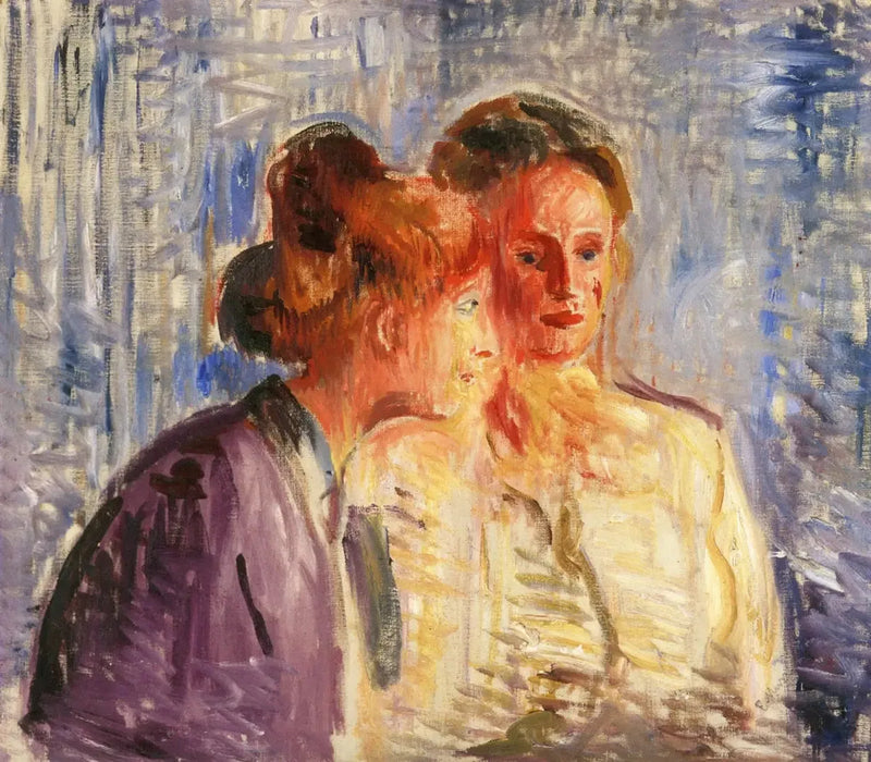 Olga e Rosa Meissner - Edvard Munch