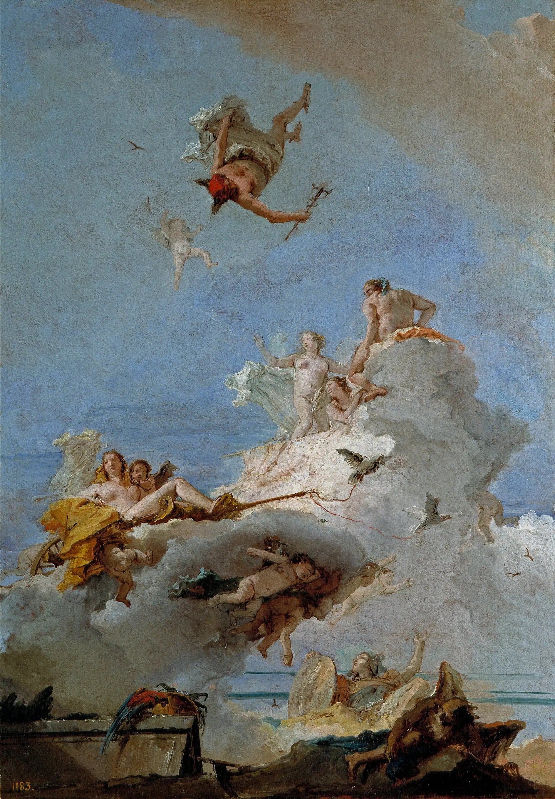 Olympe ou le Triomphe de Vénus - Giovanni Battista Tiepolo - Alpha Reproduction