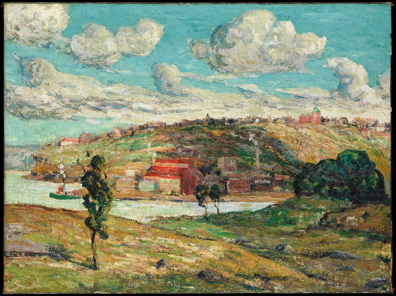 Ombre, Spuyten Duyvil Hill - Ernest Lawson