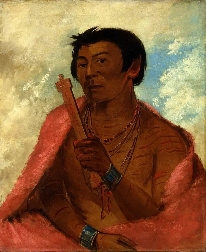 On-sáw-kie, i Sauk, in preghiera - George Catlin