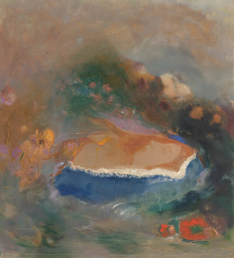 Ophélie, la mantella blu sulle acque - Odilon Redon