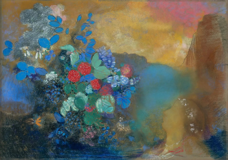 Ophelia tra i fiori - Odilon Redon
