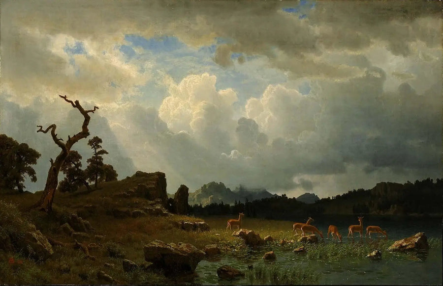 Tempesta nelle Montagne Rocciose - Albert Bierstadt