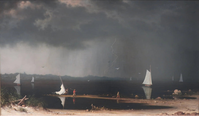 Tempesta sulla baia di Narragansett - Martin Johnson Heade