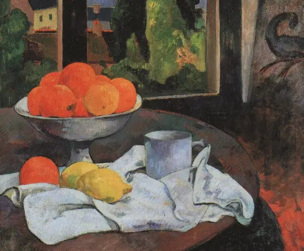 Arance e limoni con vista su Pont-Aven - Paul Gauguin
