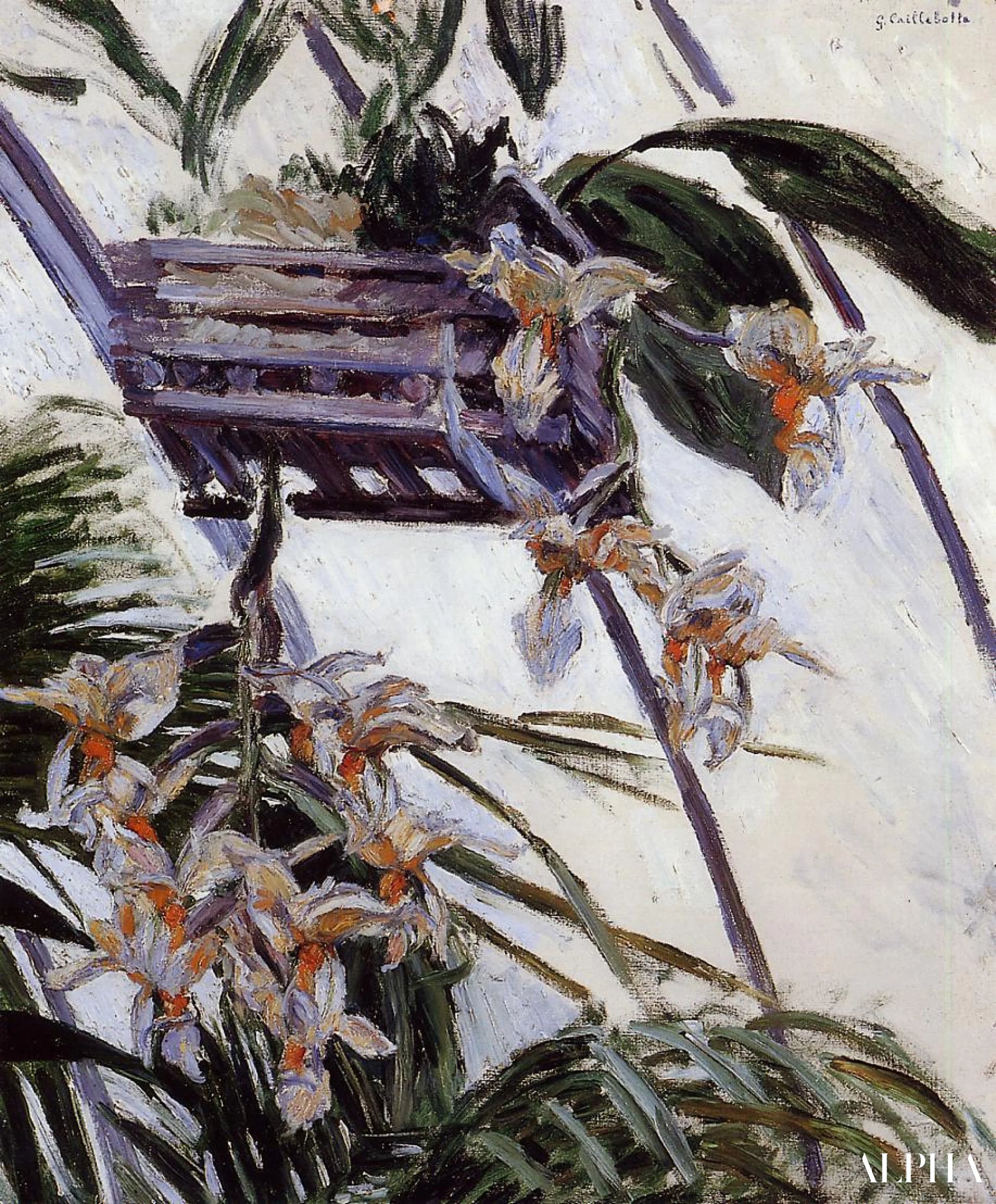 Orchidee - Caillebotte - Riproduzioni di quadri e dipinti di alta gamma