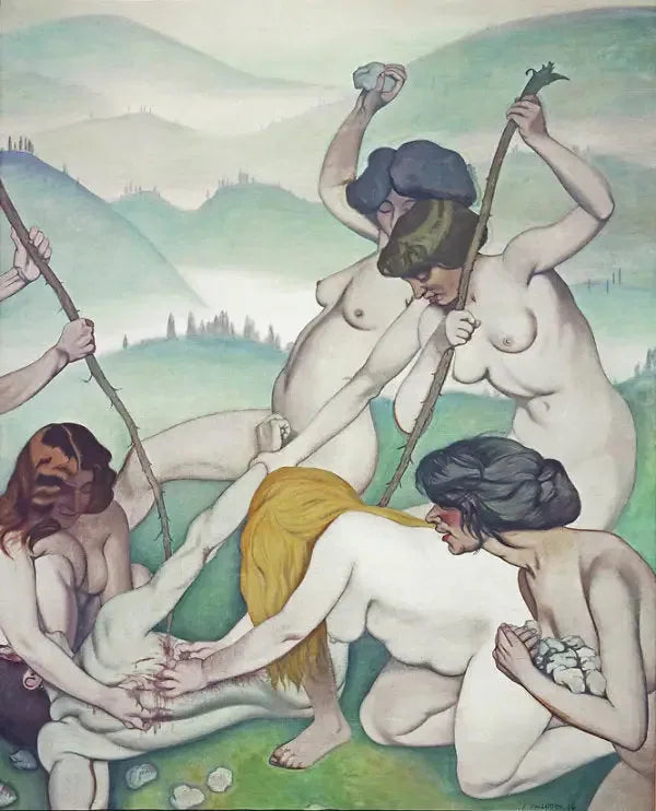 Orfeo sventrato dalle Menadi - Félix Vallotton