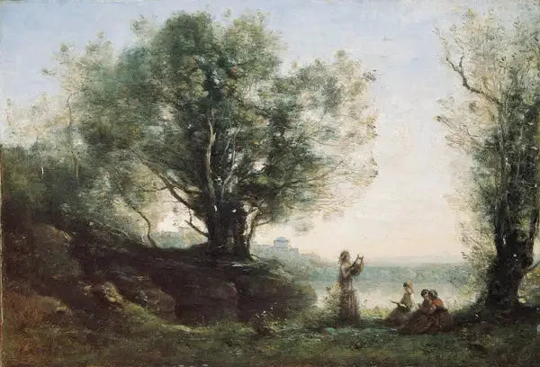 Orfeo piange la morte di Euridice - Jean-Baptiste Camille Corot