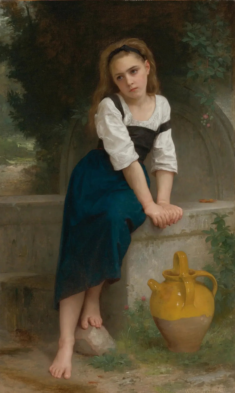 Orfana alla fontana - Bouguereau