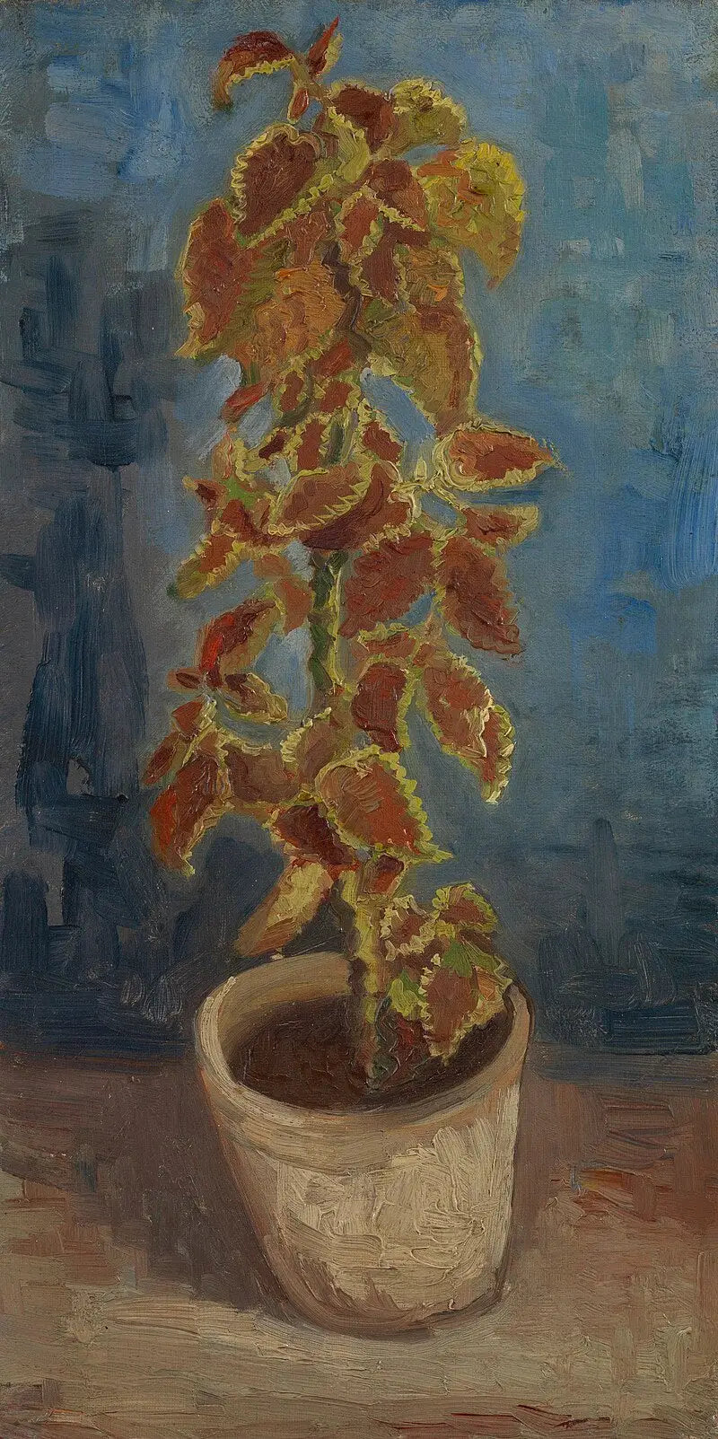 Ortie flamboyante en pot de fleurs - Vincent van Gogh image 1 reproduction artisanale de tableau