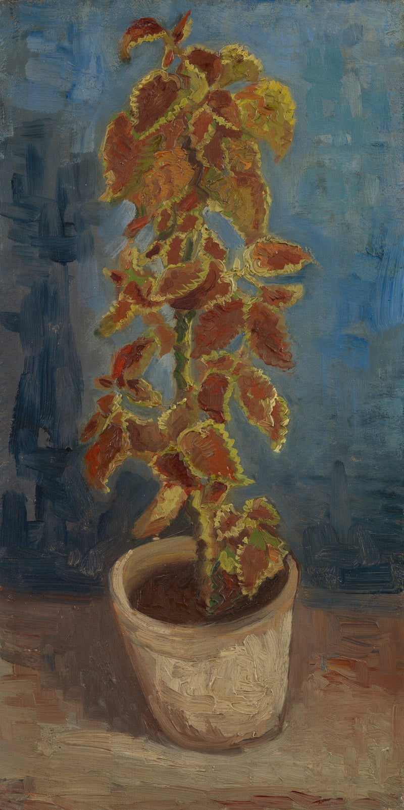 Ortica fiammeggiante in vaso di fiori - Vincent van Gogh