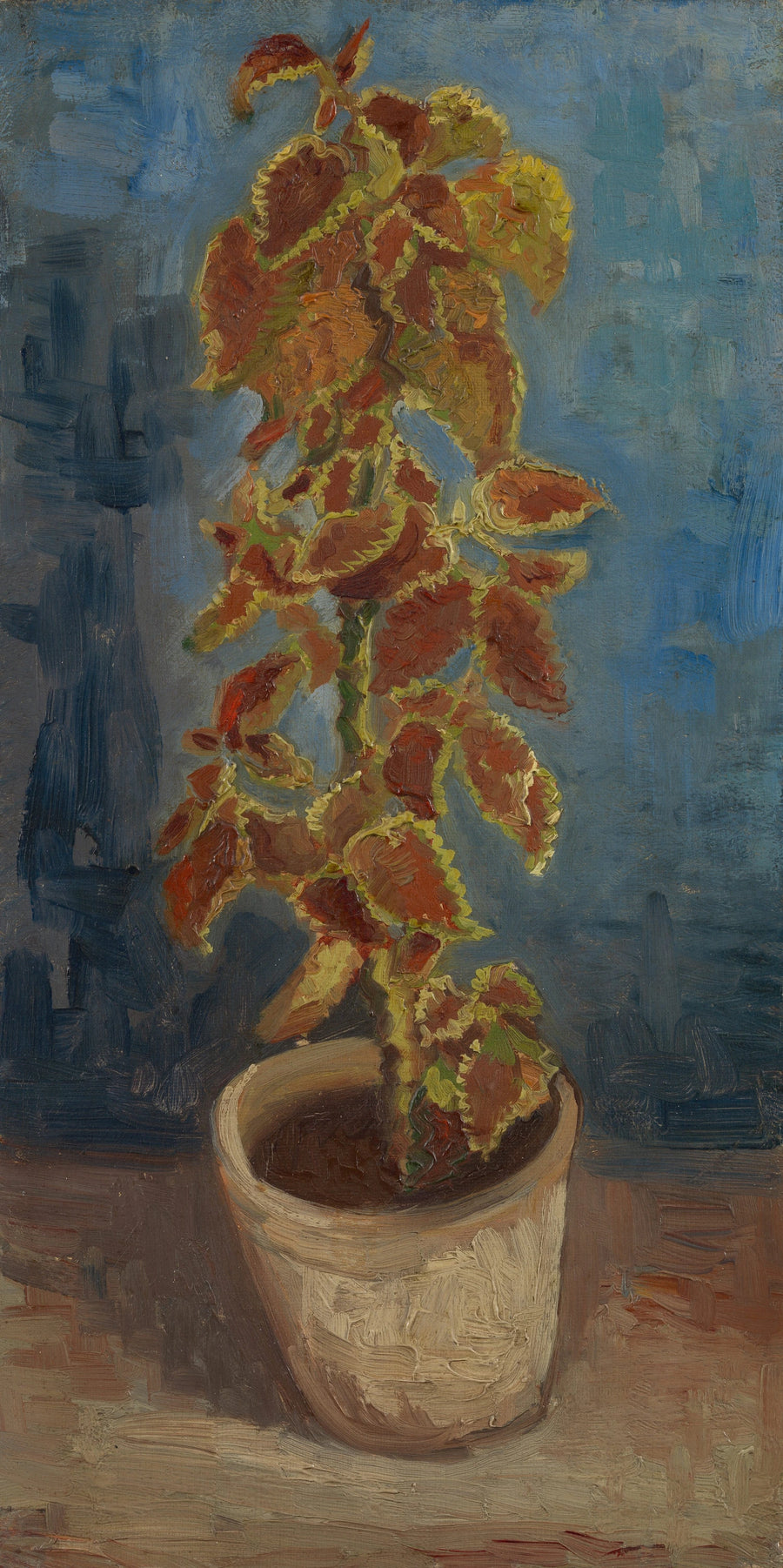 Ortica fiammeggiante in vaso di fiori - Vincent van Gogh