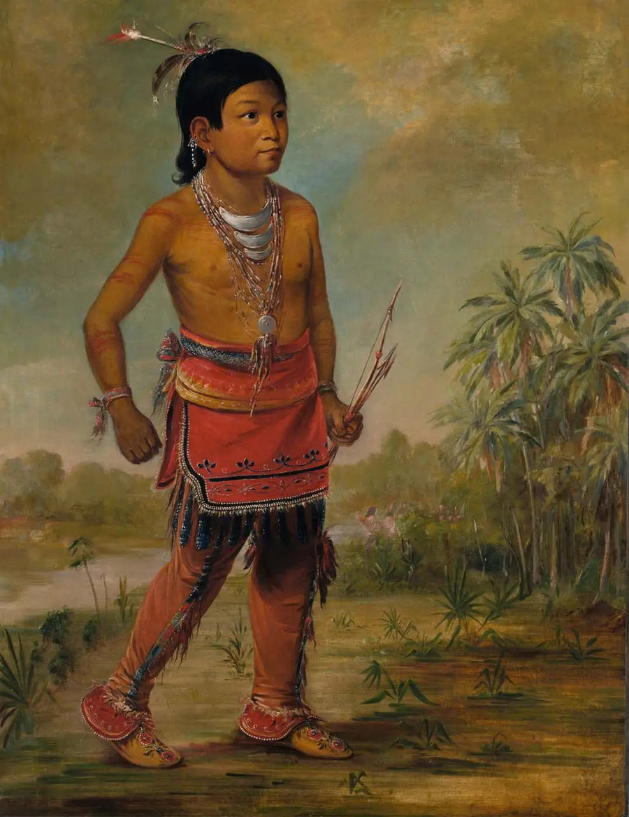 Osceola Nick-a-no-chee, un ragazzo - George Catlin
