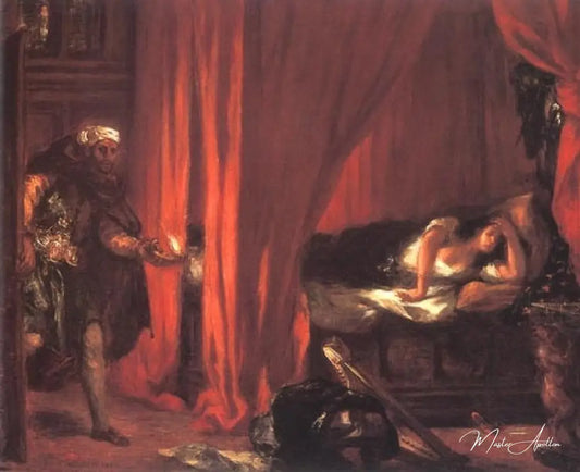 Othello et Desdemona - Eugène Delacroix - Reproductions de tableaux et peintures haut de gamme