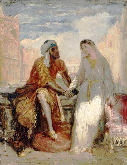Othello e Desdemona a Venezia - Théodore Chassériau