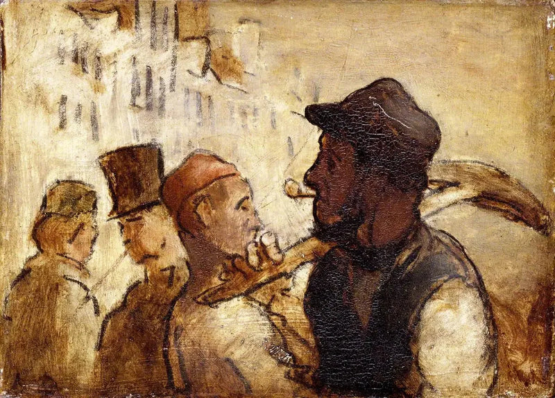 Operai nella strada - Honoré Daumier