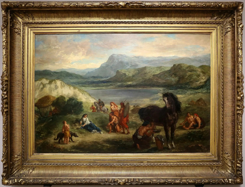 Ovidio presso gli Sciti - Eugène Delacroix