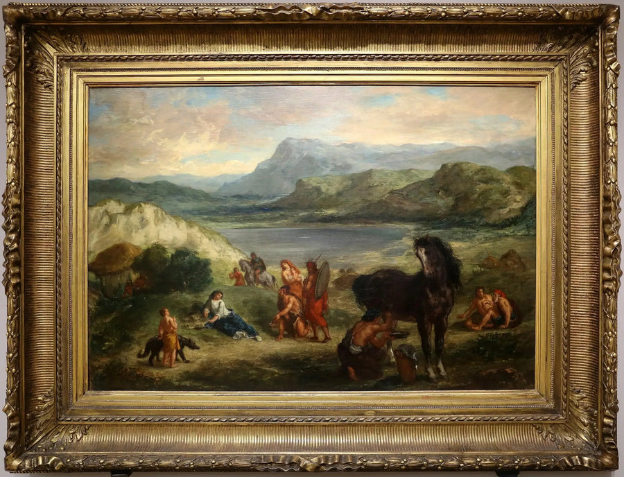 Ovidio presso gli Sciti - Eugène Delacroix