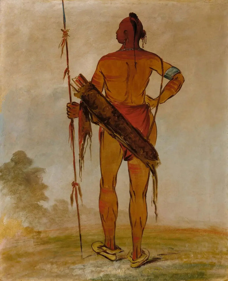 Pa-hú-sha, Cheveux Blancs, il Giovane, capo della banda - George Catlin