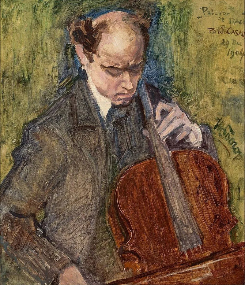 Pablo Casals suona il violoncello - Jan Toorop