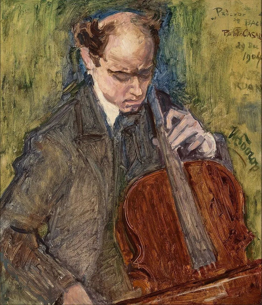 Pablo Casals suona il violoncello - Jan Toorop
