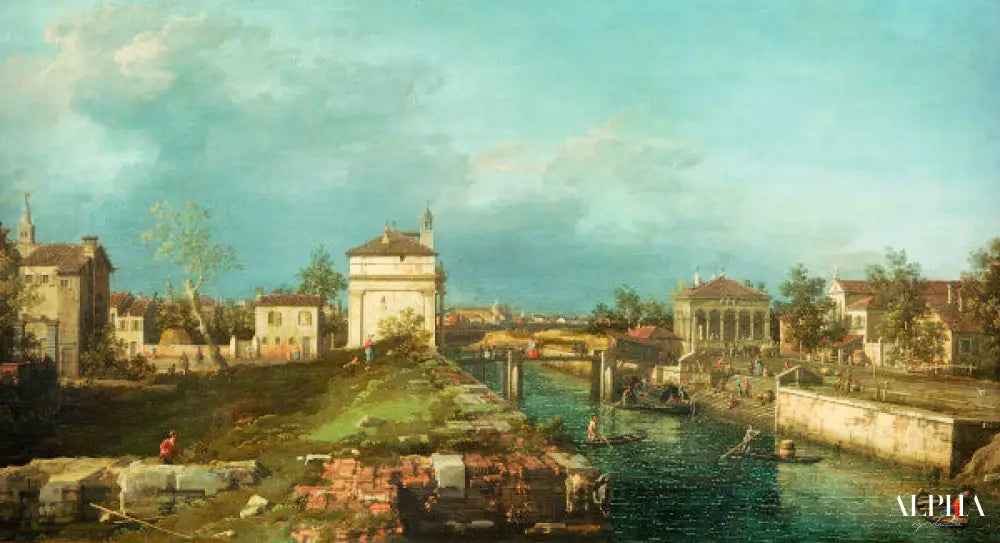 Padoue, Porta Portello - Giovanni Antonio Canal - Reproductions de tableaux et peintures haut de gamme