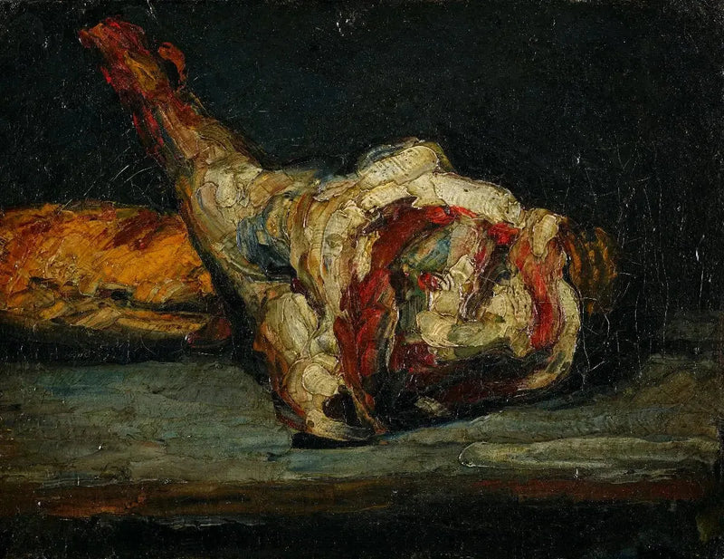 Pane e cosciotto d'agnello - Paul Cézanne
