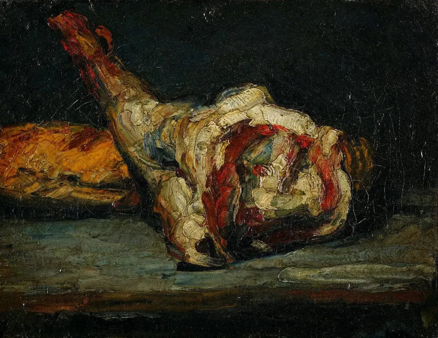 Pane e cosciotto d'agnello - Paul Cézanne