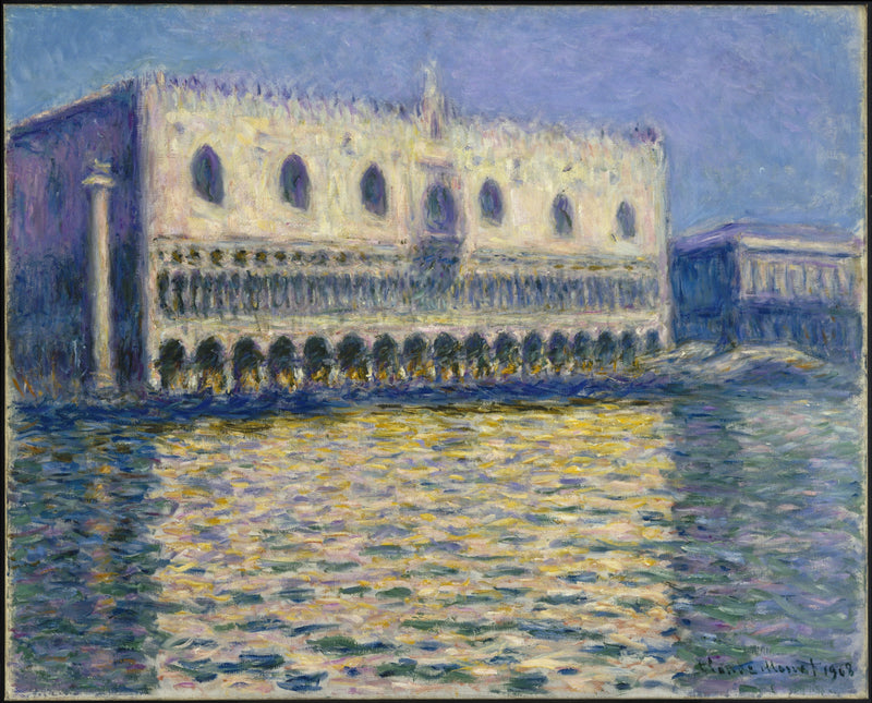 Il Palazzo Ducale W1743 - Claude Monet