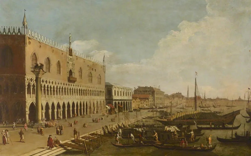 Palais Ducale e Riva degli Schiavoni, Venezia - Canaletto
