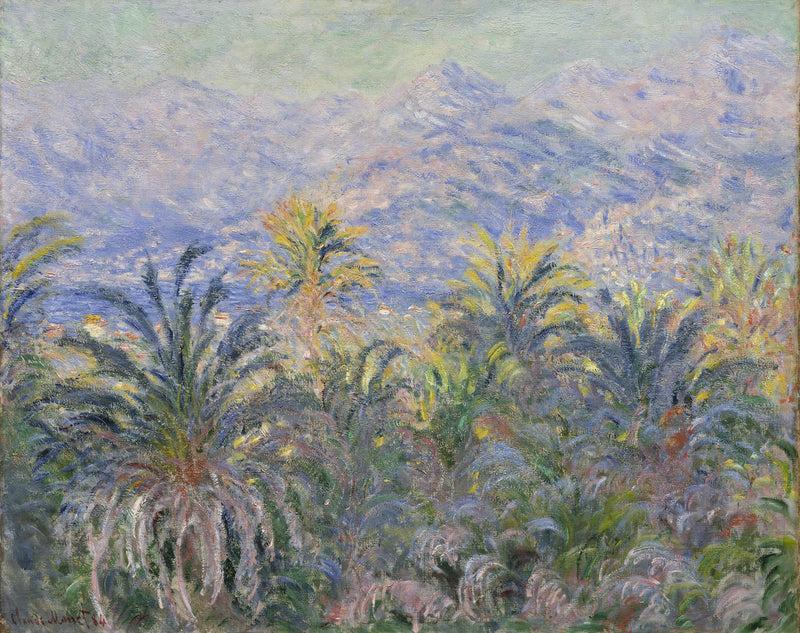 Le palme a Bordighera - Claude Monet