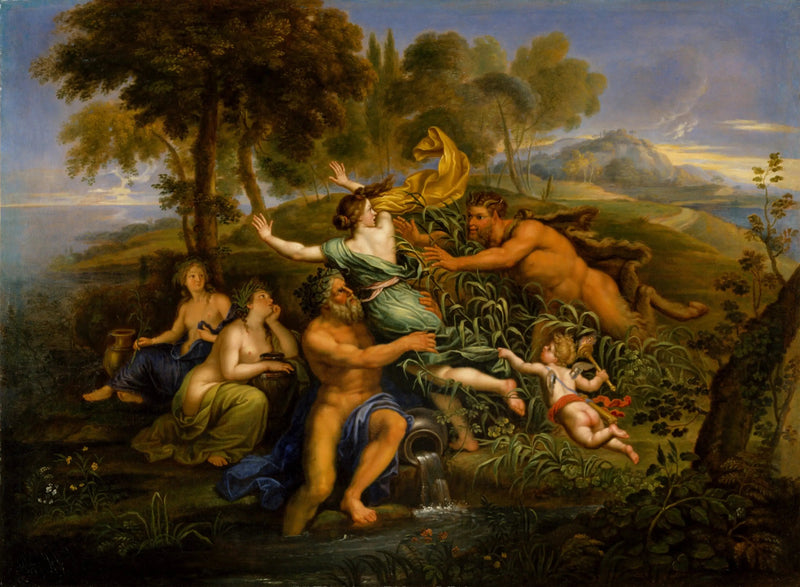 Pan e Syrinx - Pierre Mignard