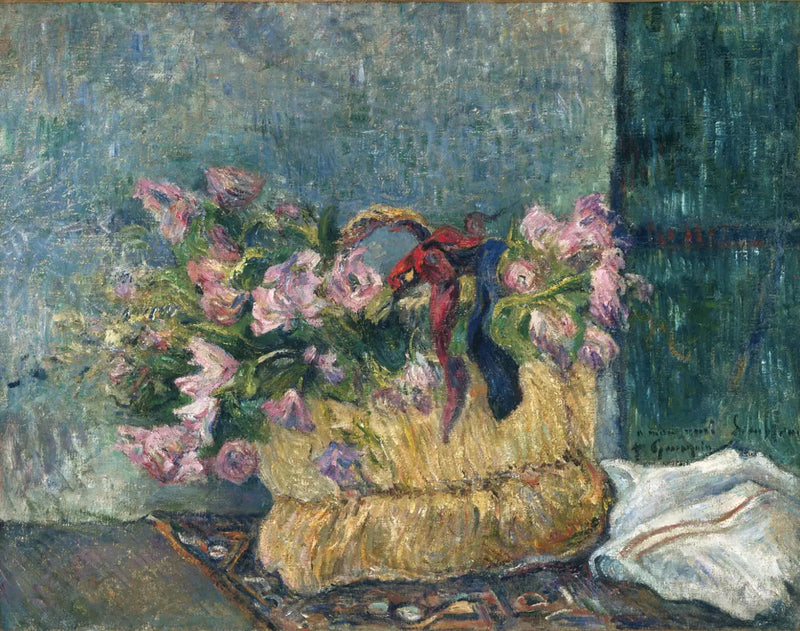 Cesto di fiori, o Fiori in un cesto - Paul Gauguin