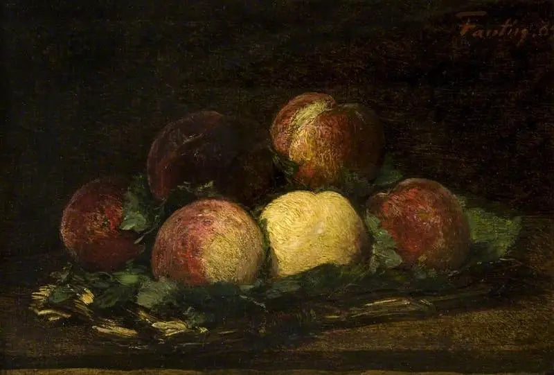 Cesto di pesche - Henri Fantin-Latour