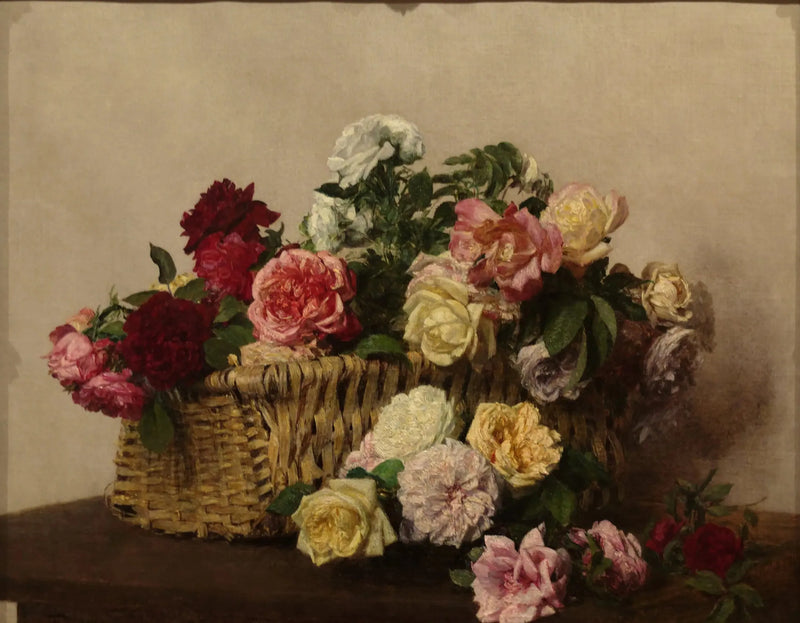 Cesto di rose - Henri Fantin-Latour