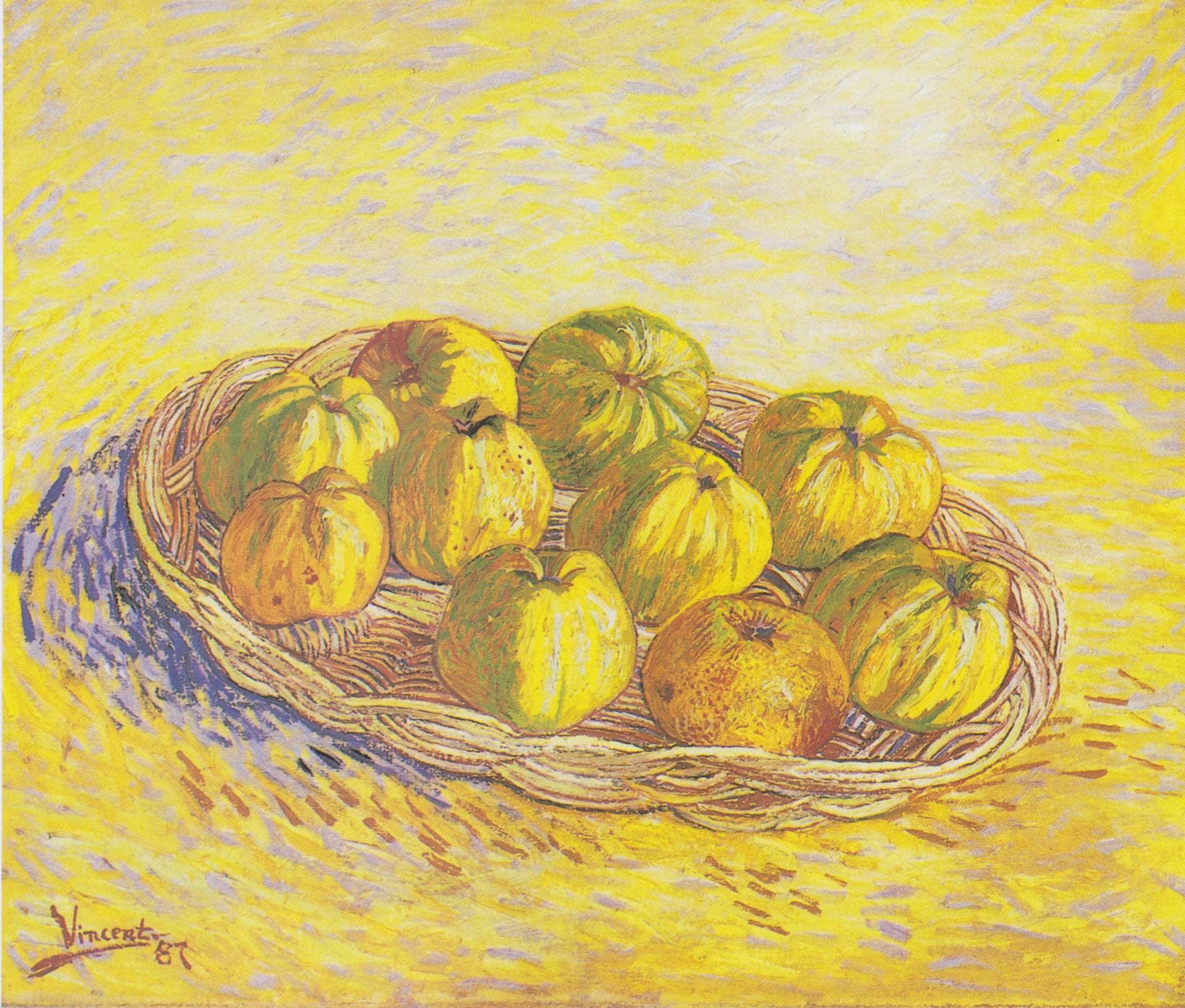 Nature morte au panier de pommes F379 de Vincent van Gogh, Saint Louis Art Museum