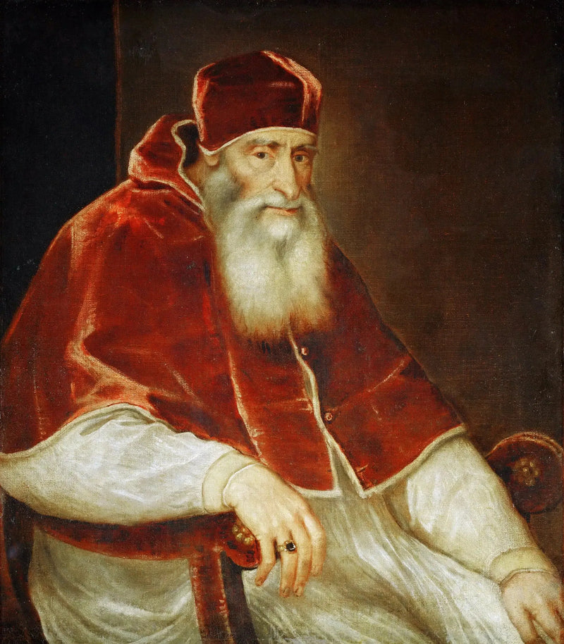 Papa Paolo III Farnese (1468-1549) - Tiziano