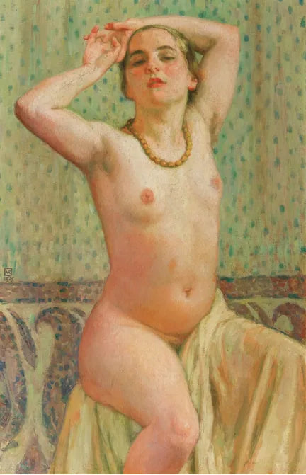 Paquita con la collana - The��o van Rysselberghe