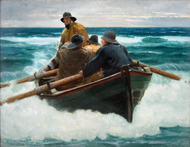 Sopra il tumulo. -Michael Peter Ancher