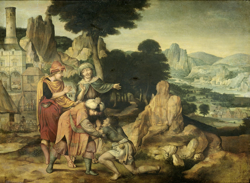 La parabole du fils prodigue - Corneille Metsys