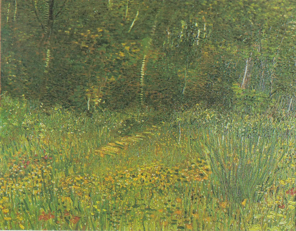 Parc d'Asnières au printemps - Vincent van Gogh image 1 reproduction de peinture à l’huile