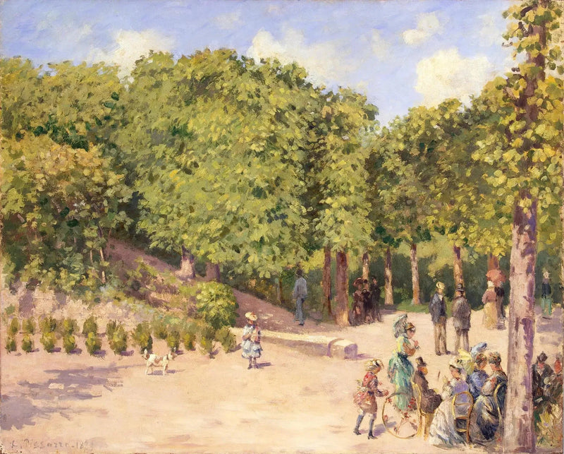 Parco della città a Pontoise - Camille Pissarro