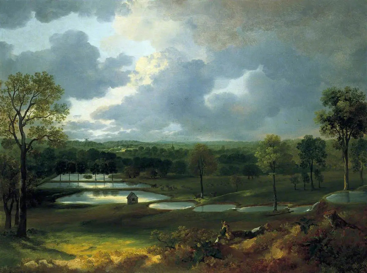 Parc Holywells, Ipswich - Thomas Gainsborough image 1 copie de tableau peinte à la main