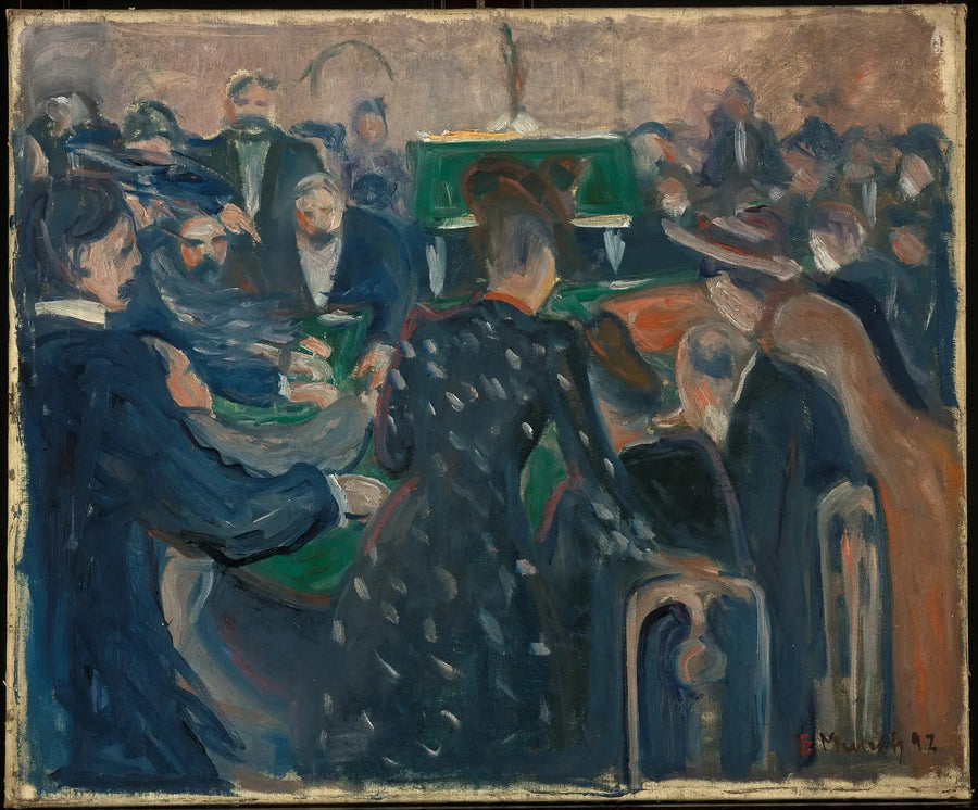 Scommettitori a Monte-Carlo - Edvard Munch